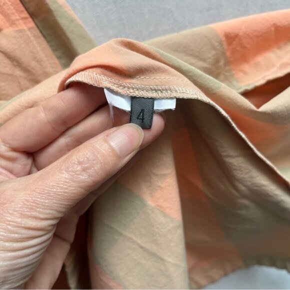 Oska Helmer Cotton Woven Check Dress Sz L/ XL - Picture 10 of 12